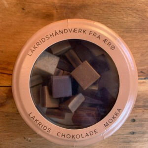 Hattesens Konfektfabrik lakridskonfekt med lakrids, chokolade og mokka