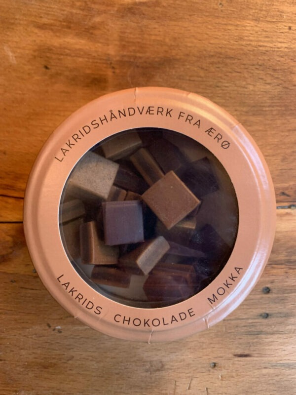 Hattesens Konfektfabrik lakridskonfekt med lakrids, chokolade og mokka