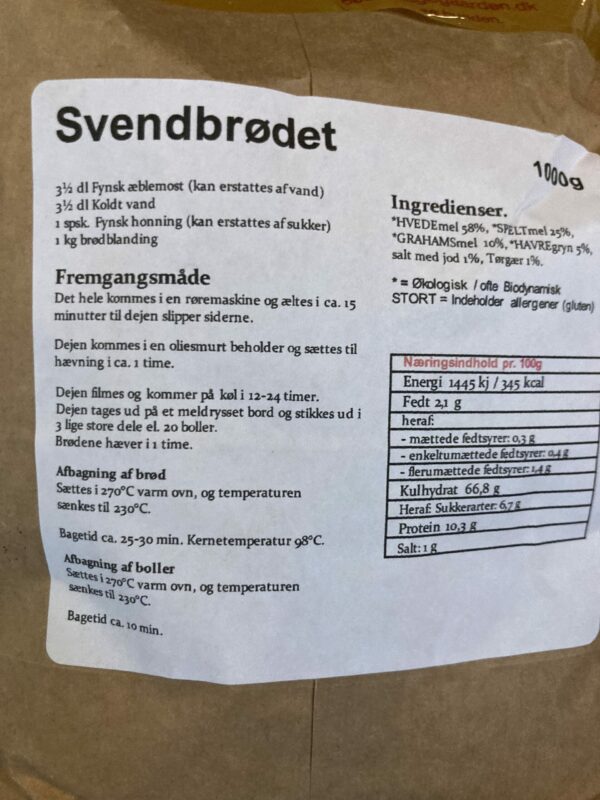 Økologisk dansk brød