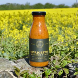 Svendborg sennepsfabrik, vinaigrette med kimchi og chili